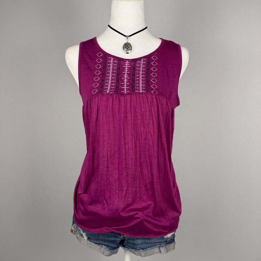 Faded-glory Women's Purple and Pink Vest